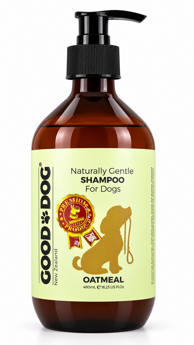Good Dog oatmeal shampoo 480ml bottle